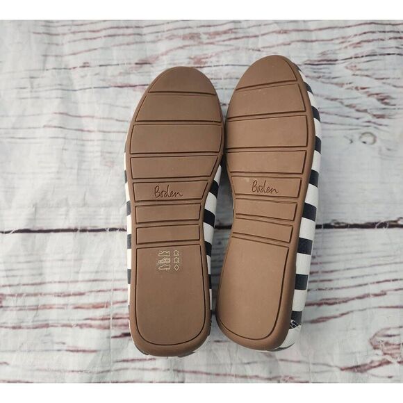 Boden Striped Nautical Tassel Loafer Size 36 NWOB - Picture 6 of 7